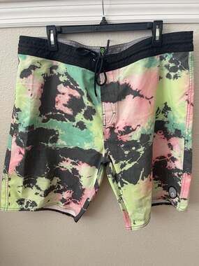 Volcom Bolinas Stoney Tie Dye Board Shorts